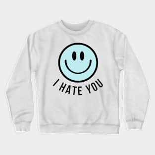 I hate you emoji Crewneck Sweatshirt